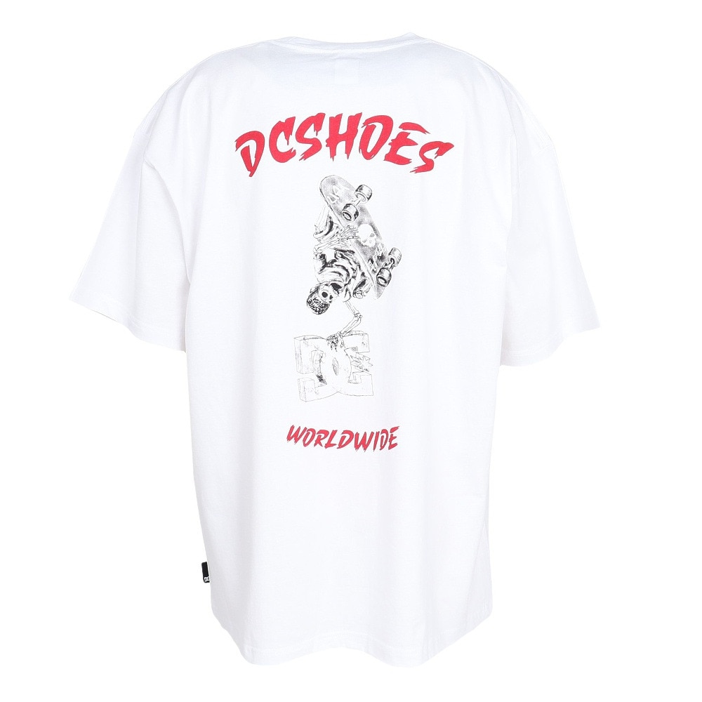 ディーシーシューズ（DC SHOES）（メンズ）SKATE SKULL 半袖Tシャツ 25SPDST251090WHT