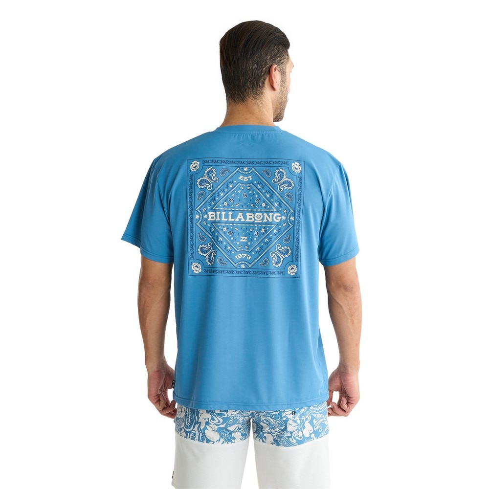 ビラボン（BILLABONG）（メンズ）AIR DRY メッシュ半袖Tシャツ ラッシュガード BF01A855 CRB