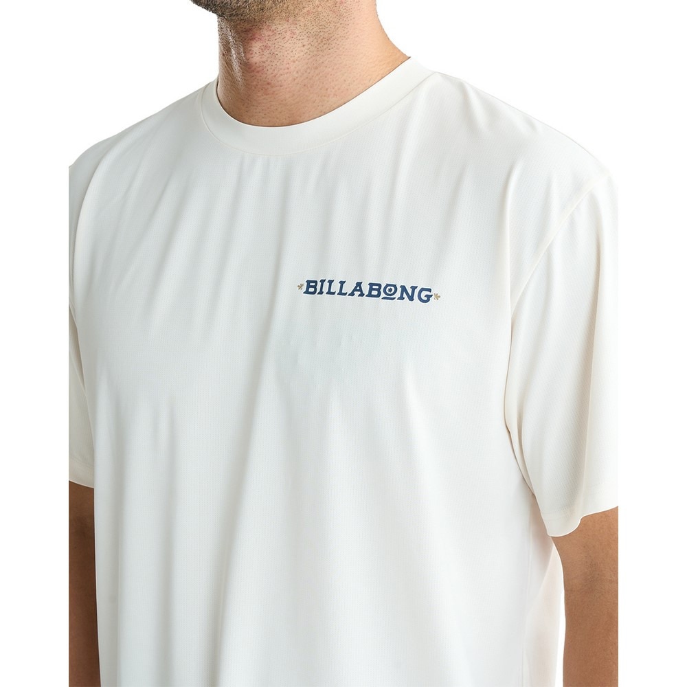 ビラボン（BILLABONG）（メンズ）AIR DRY メッシュ半袖Tシャツ ラッシュガード BF01A855 CRM