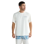 (メンズ)AIR DRY メッシュ半袖Tシャツ ラッシュガード BF01A855 CRM