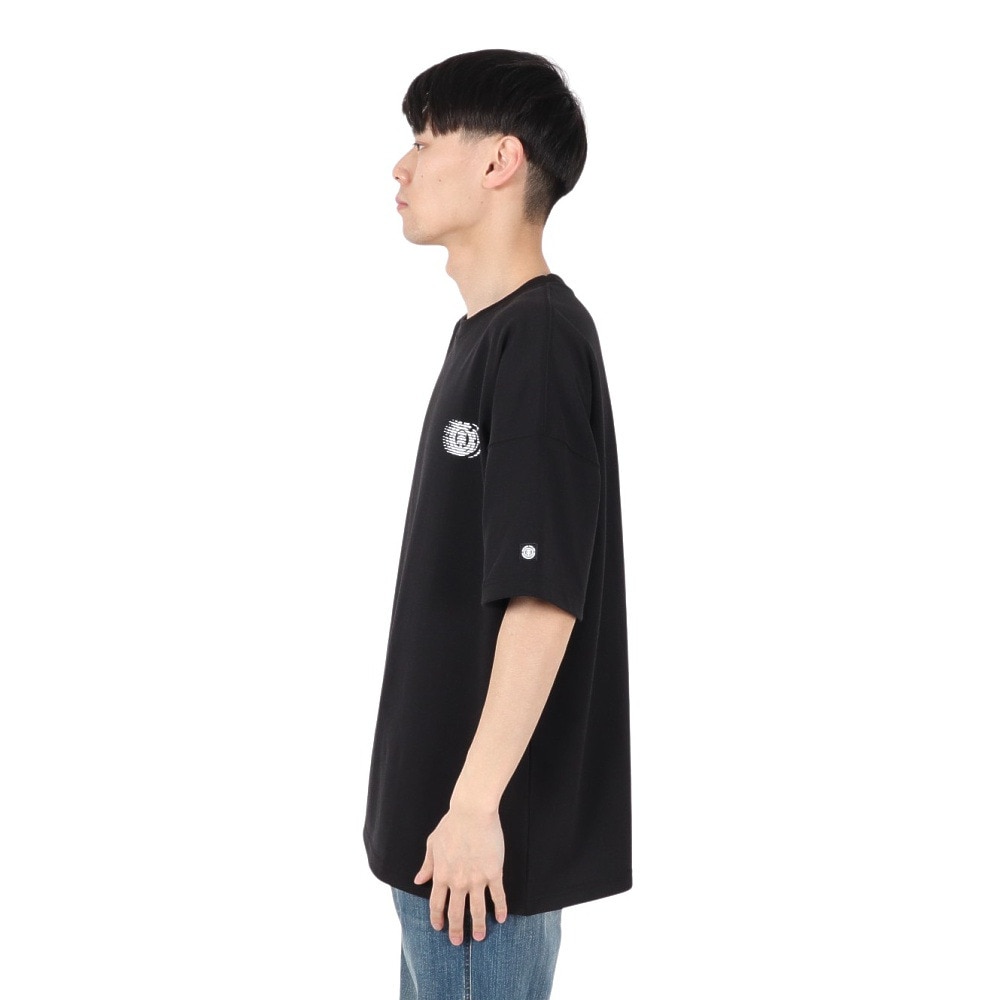 エレメント（ELEMENT）（メンズ）STRAIGHT BACK 半袖Tシャツ BF02A200 FBK