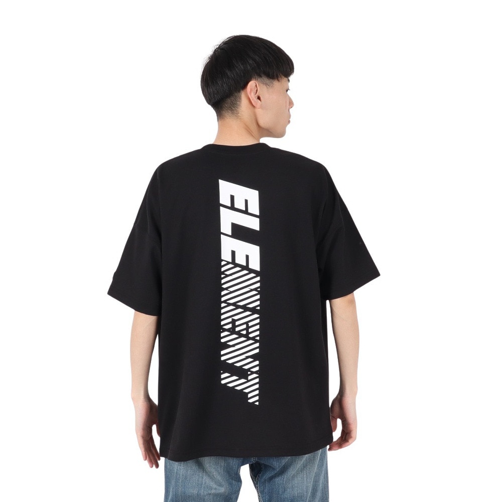 エレメント（ELEMENT）（メンズ）STRAIGHT BACK 半袖Tシャツ BF02A200 FBK