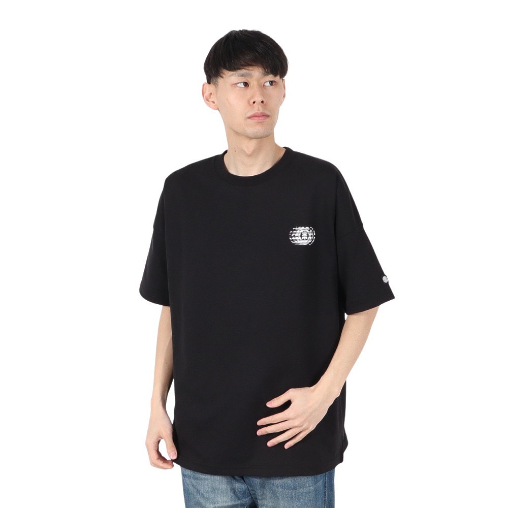 エレメント（ELEMENT）（メンズ）STRAIGHT BACK 半袖Tシャツ BF02A200 FBK