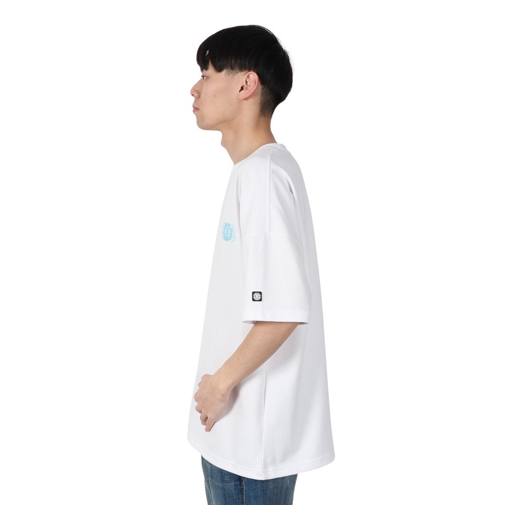 エレメント（ELEMENT）（メンズ）STRAIGHT BACK 半袖 Tシャツ BF02A200 WHT