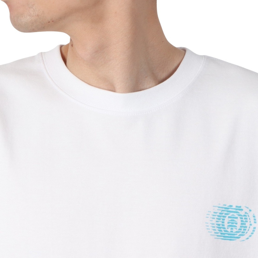 エレメント（ELEMENT）（メンズ）STRAIGHT BACK 半袖 Tシャツ BF02A200 WHT