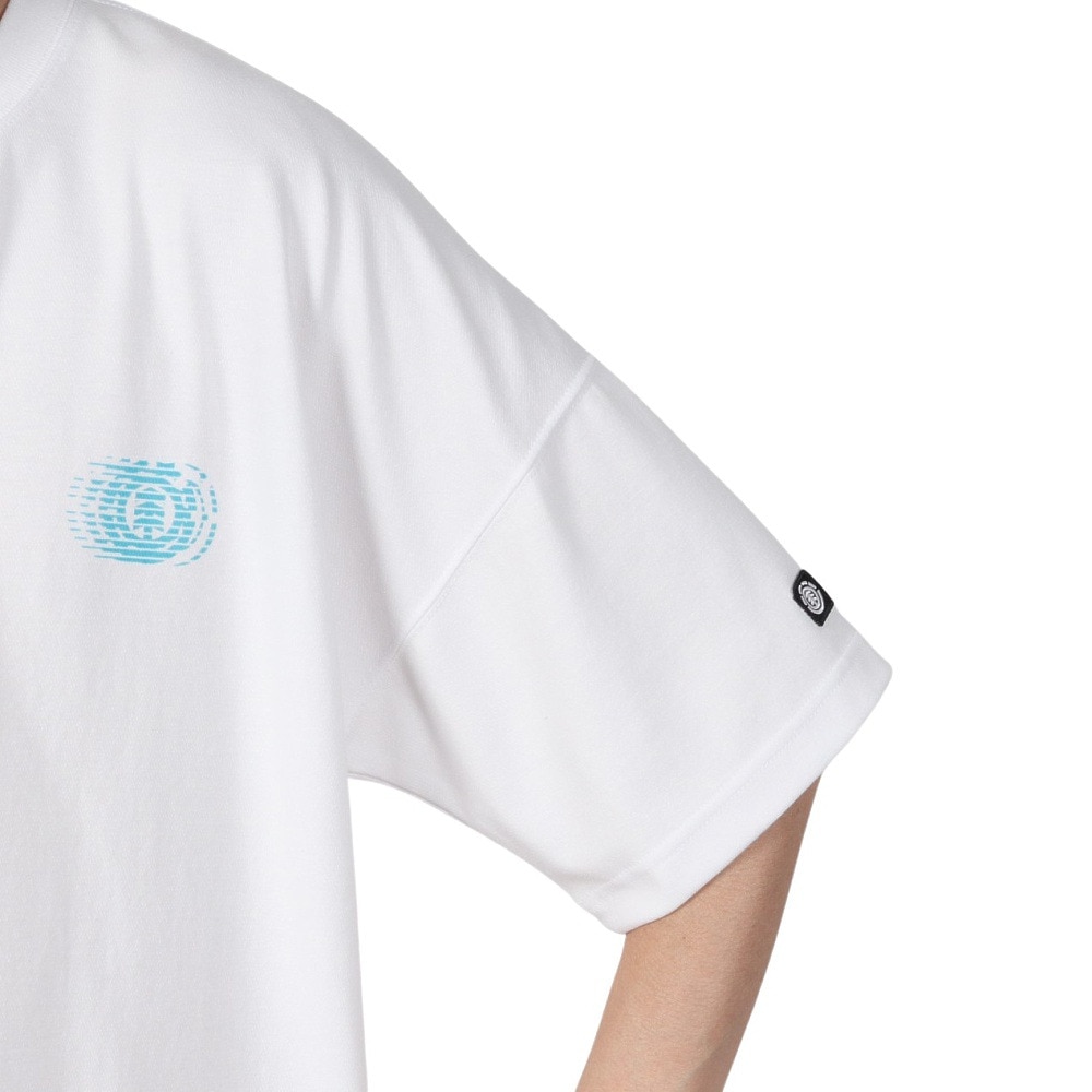 エレメント（ELEMENT）（メンズ）STRAIGHT BACK 半袖 Tシャツ BF02A200 WHT