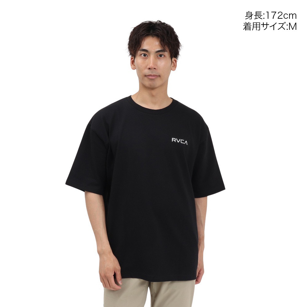 ルーカ（RVCA）（メンズ）BOX 半袖Tシャツ BF04A200 BLK
