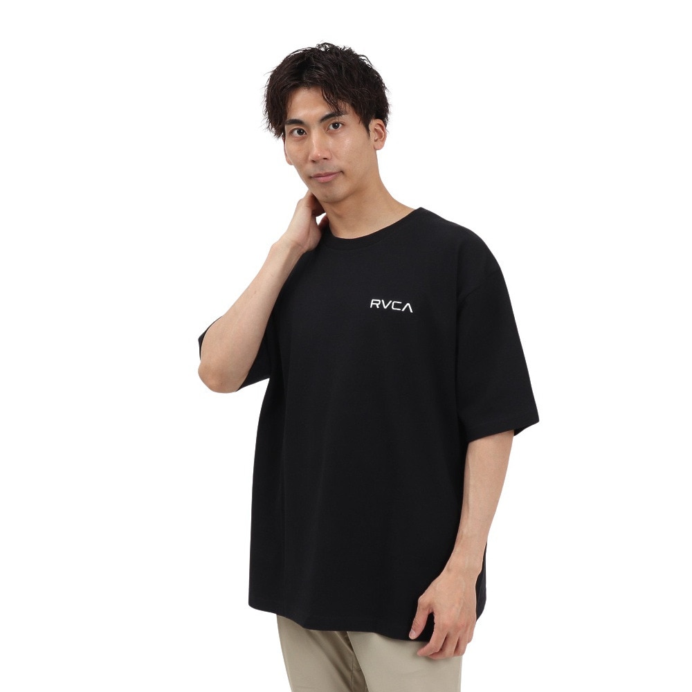 ルーカ（RVCA）（メンズ）BOX 半袖Tシャツ BF04A200 BLK