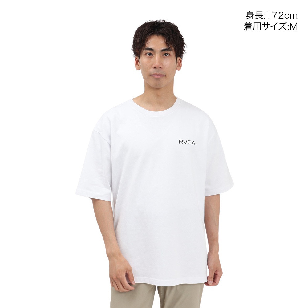 ルーカ（RVCA）（メンズ）BOX 半袖Tシャツ BF04A200 WHT