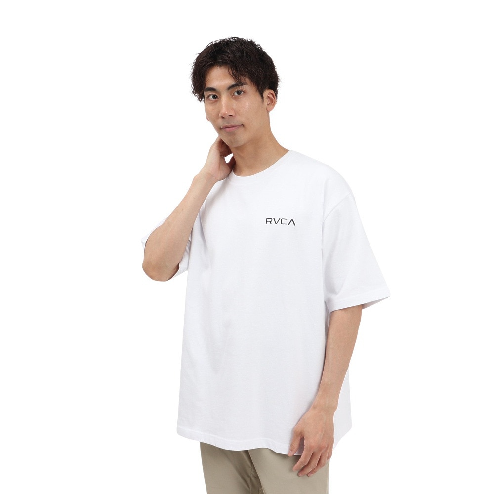ルーカ（RVCA）（メンズ）BOX 半袖Tシャツ BF04A200 WHT