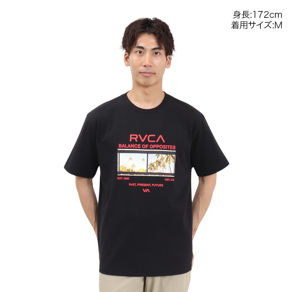 ルーカ（RVCA）（メンズ）CONACT 半袖Tシャツ BF04A207 BLK