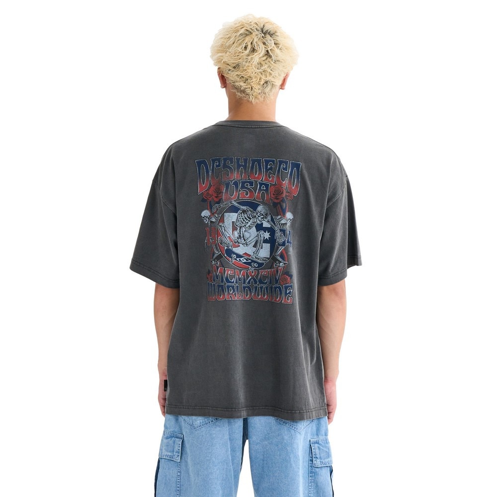 ディーシーシューズ（DC SHOES）（メンズ）ROCK SKULL 半袖Tシャツ 25SUDST252005BKP