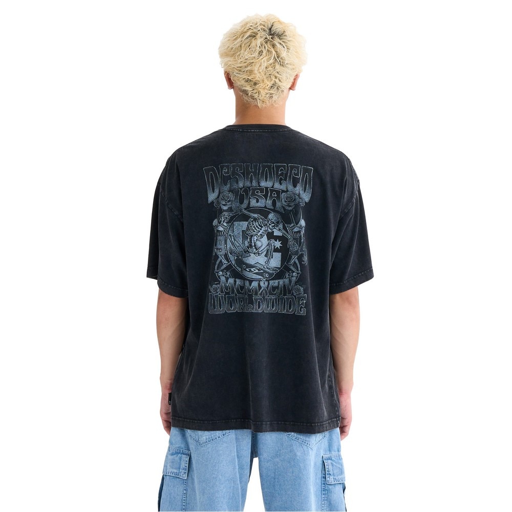 ディーシーシューズ（DC SHOES）（メンズ）ROCK SKULL 半袖Tシャツ 25SUDST252005BKS