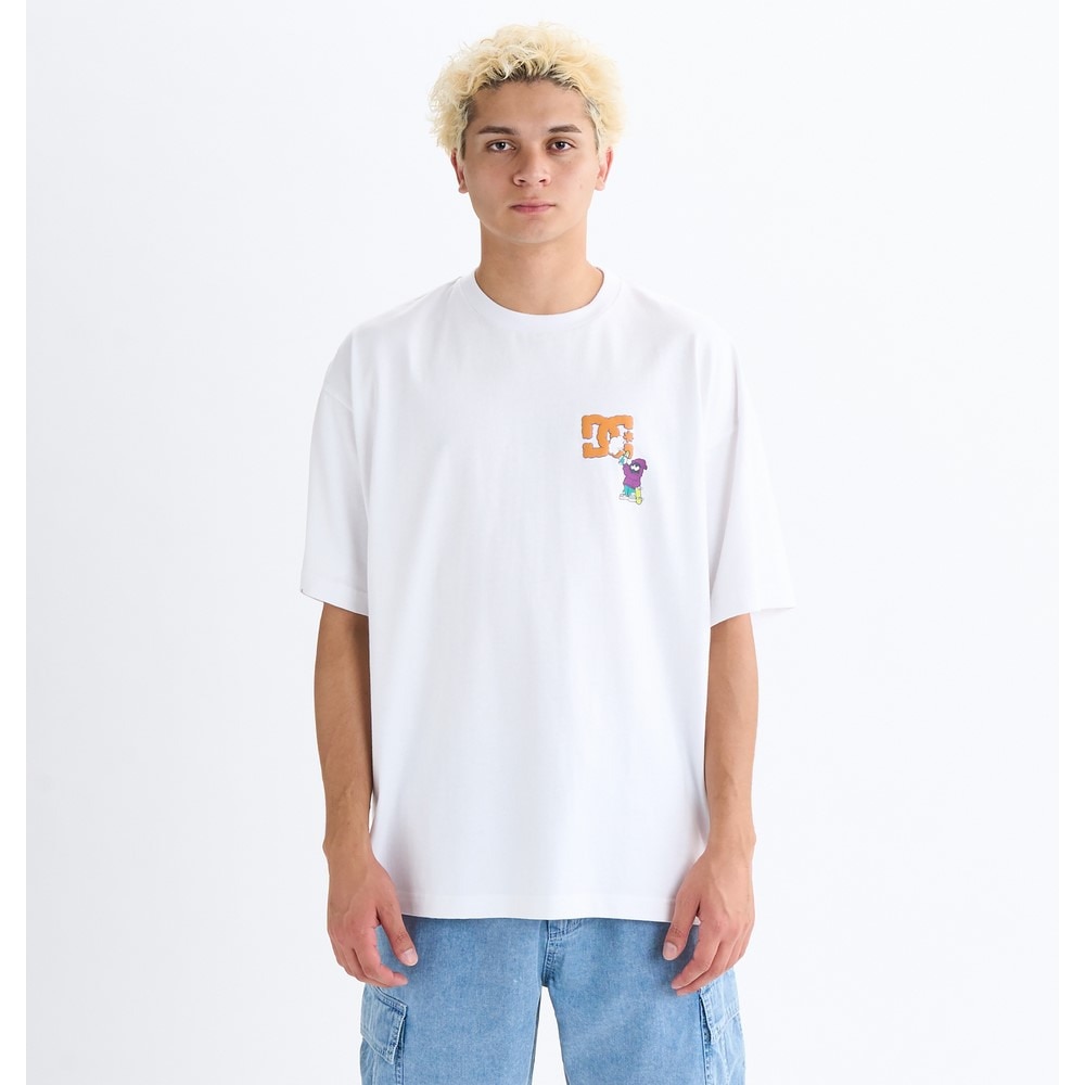 ディーシーシューズ（DC SHOES）（メンズ）グラフィティアート ペイント 半袖Tシャツ 25SUDST252007WHT