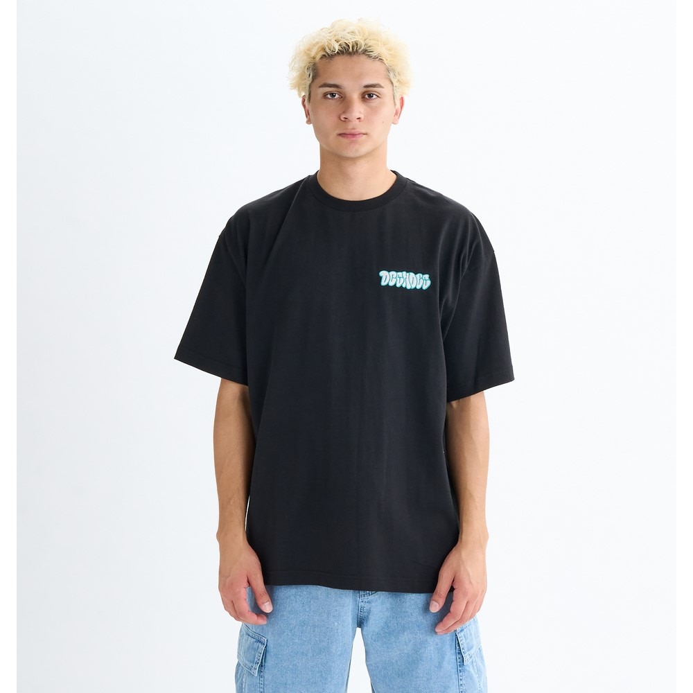 ディーシーシューズ（DC SHOES）（メンズ）SK クルー 半袖Tシャツ 25SUDST252008BLK