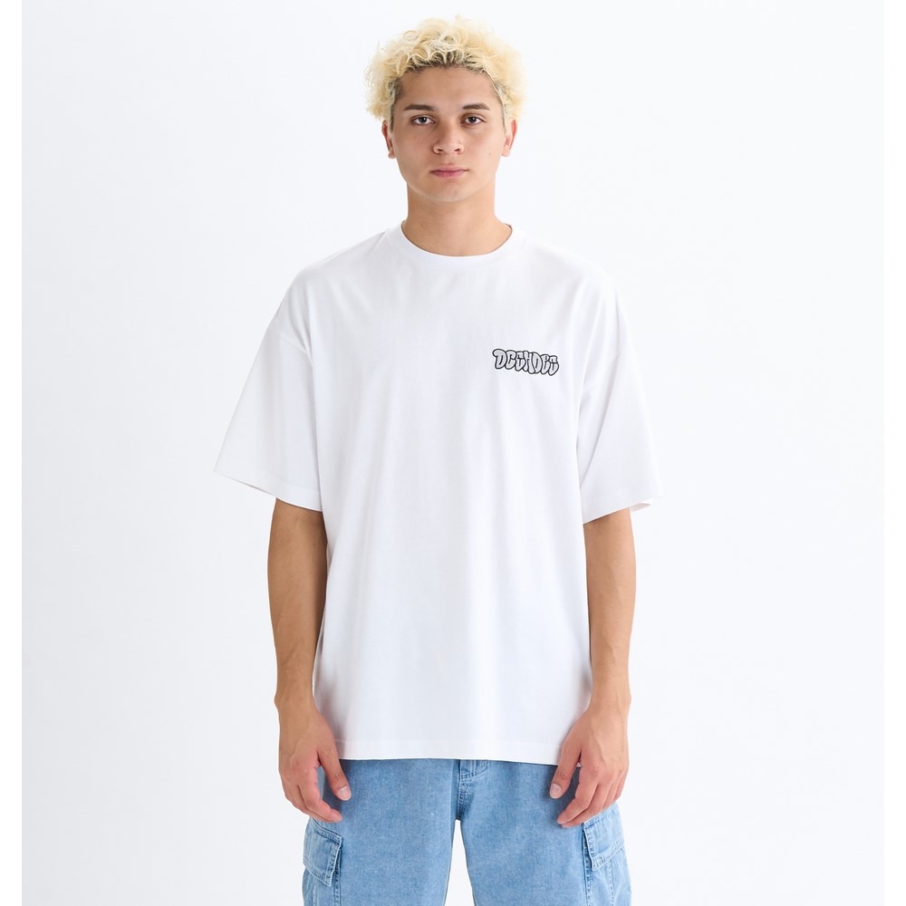 ディーシーシューズ（DC SHOES）（メンズ）SK クルー 半袖Tシャツ 25SUDST252008WHT