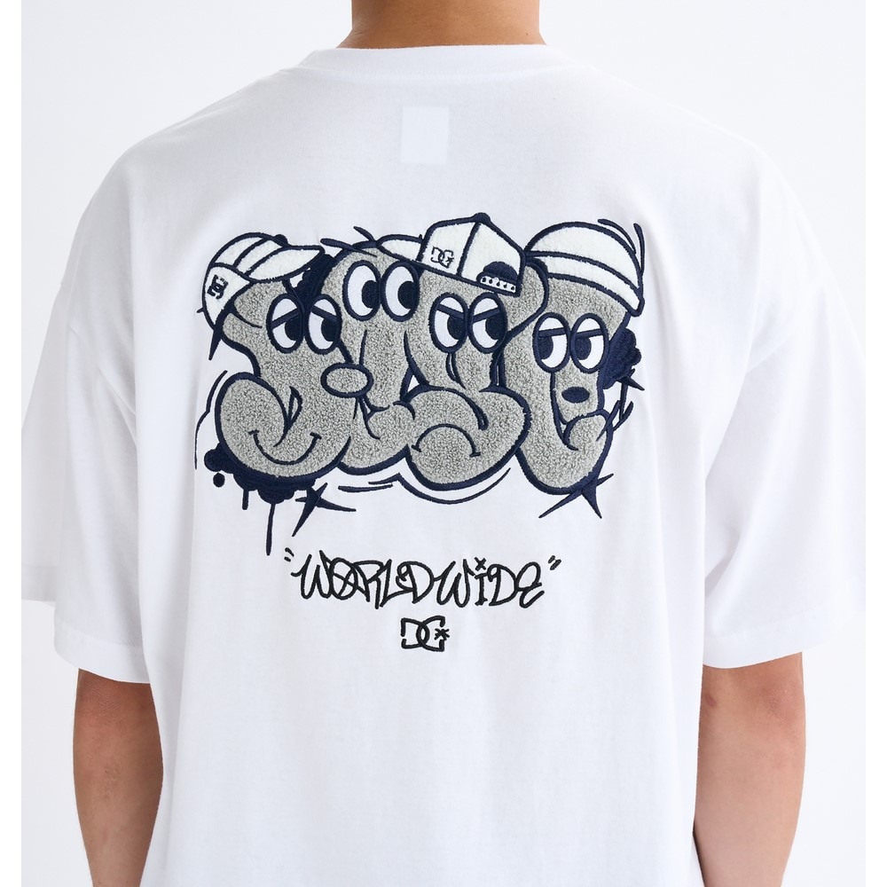 ディーシーシューズ（DC SHOES）（メンズ）SK クルー 半袖Tシャツ 25SUDST252008WHT