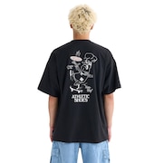 (メンズ)NON-SLIP メッセージ半袖Tシャツ 25SUDST252010BLK