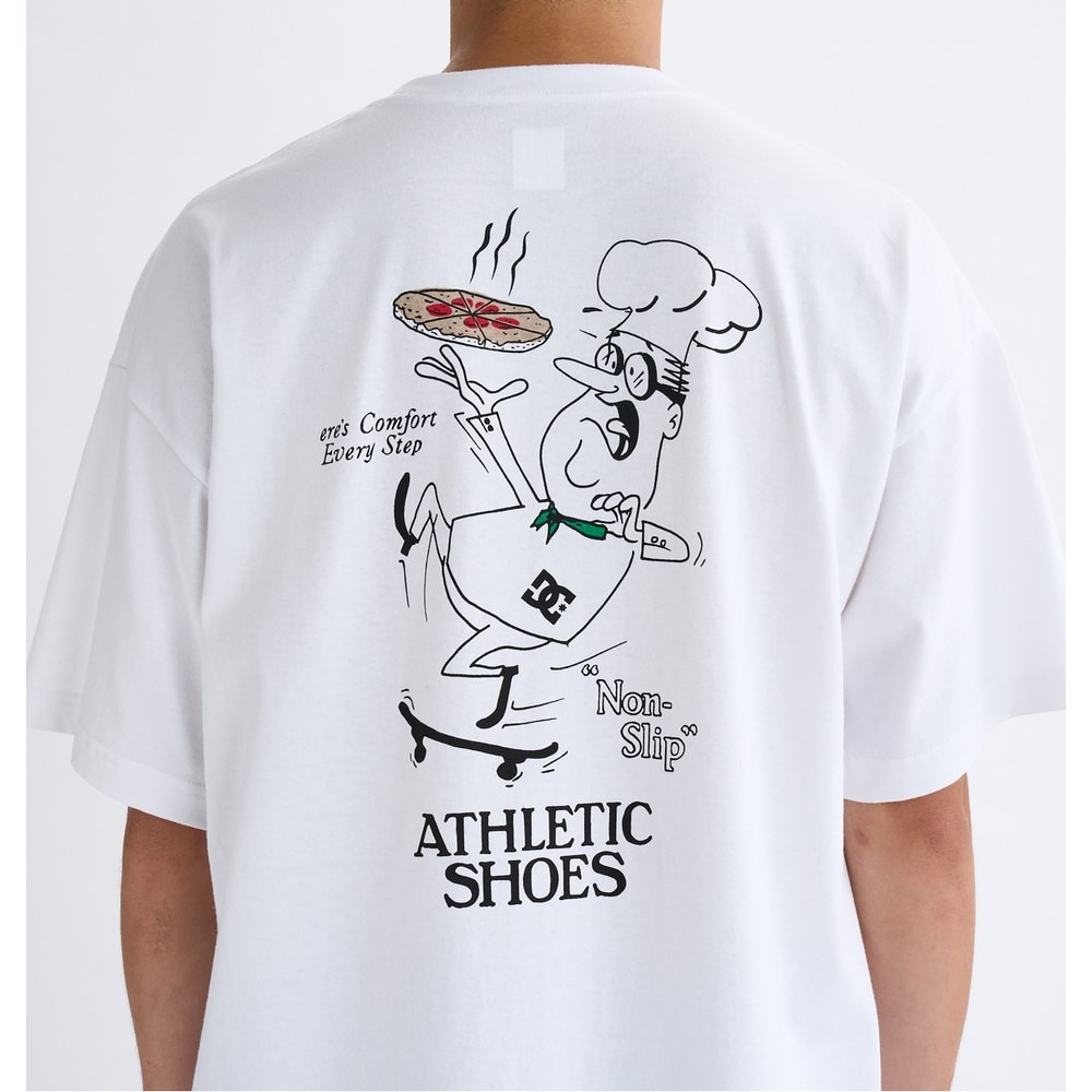 ディーシーシューズ（DC SHOES）（メンズ）NON-SLIP メッセージ半袖Tシャツ 25SUDST252010WHT