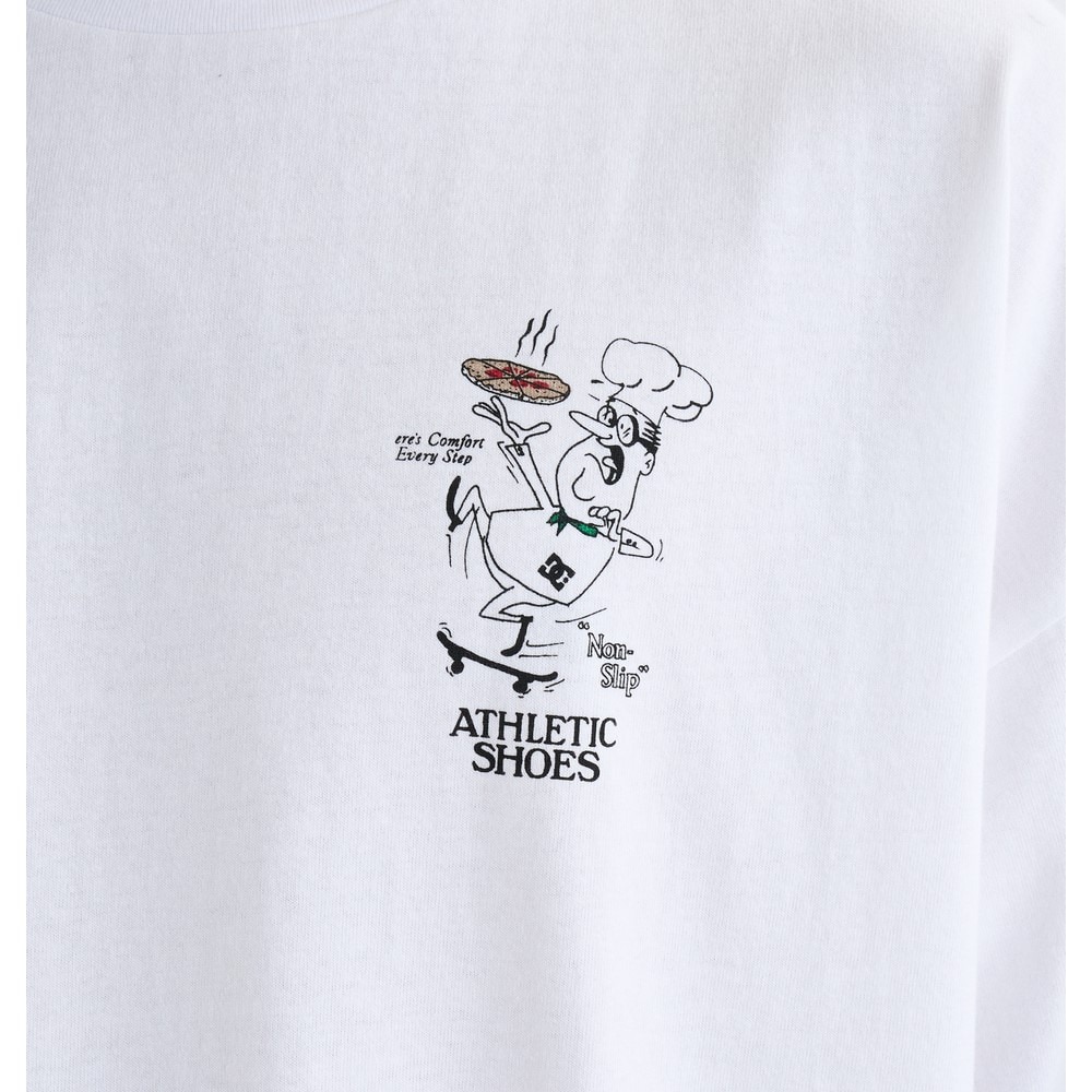 ディーシーシューズ（DC SHOES）（メンズ）NON-SLIP メッセージ半袖Tシャツ 25SUDST252010WHT