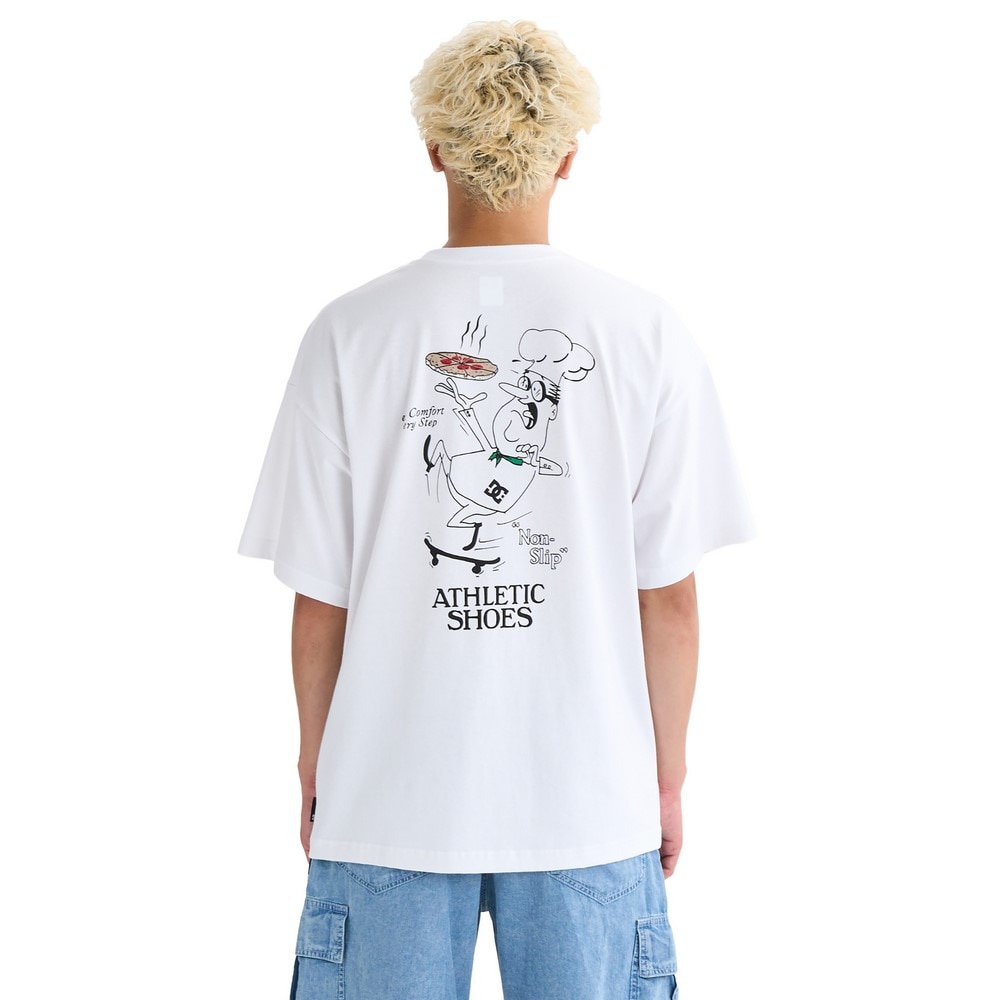 ディーシーシューズ（DC SHOES）（メンズ）NON-SLIP メッセージ半袖Tシャツ 25SUDST252010WHT