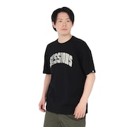 (メンズ)クラフト ロゴ 半袖Tシャツ 257223 BLK