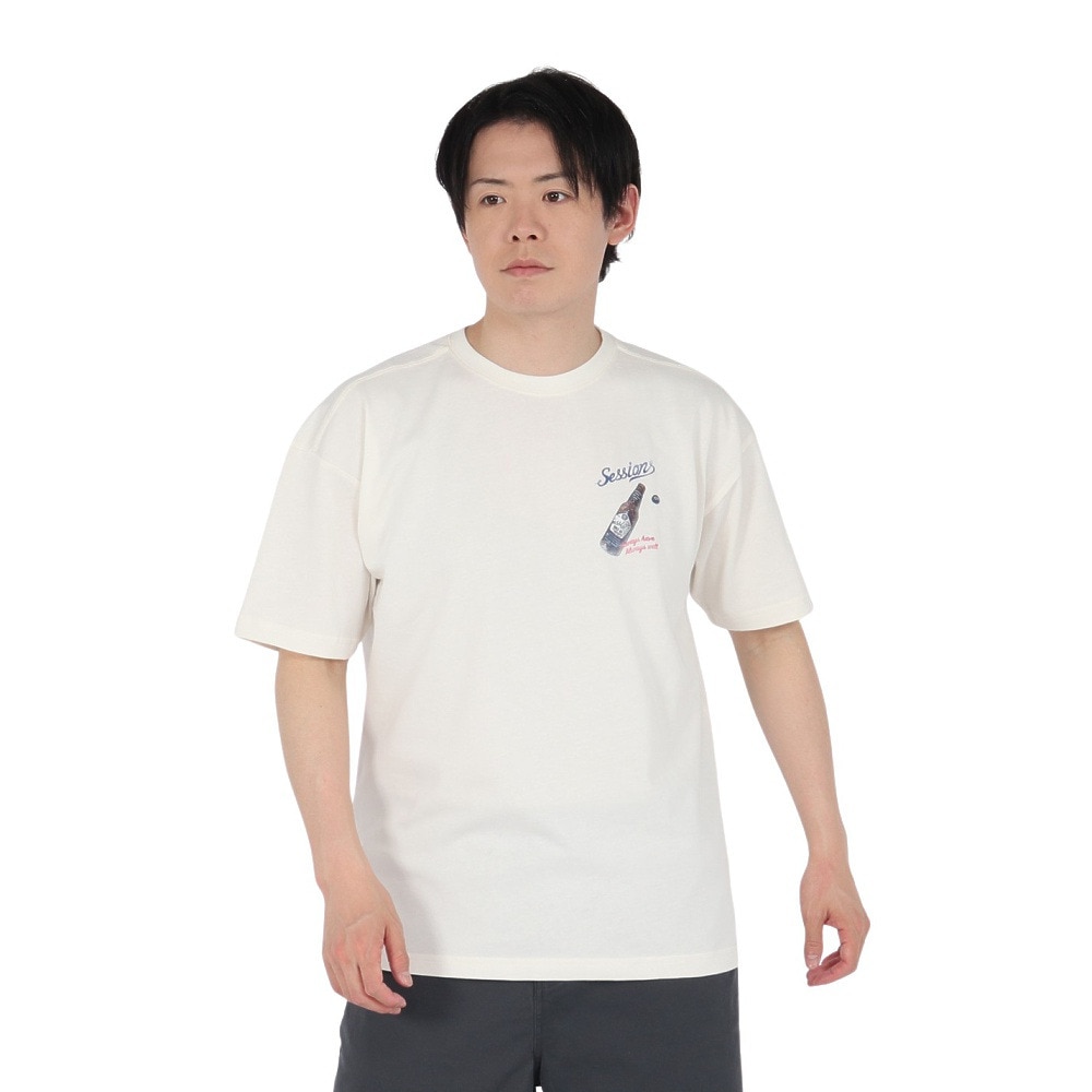 セッションズ（SESSIONS）（メンズ）クラフト ビール 半袖Tシャツ 257224 WHT
