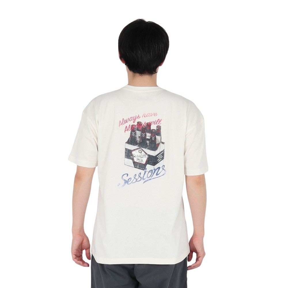 セッションズ（SESSIONS）（メンズ）クラフト ビール 半袖Tシャツ 257224 WHT