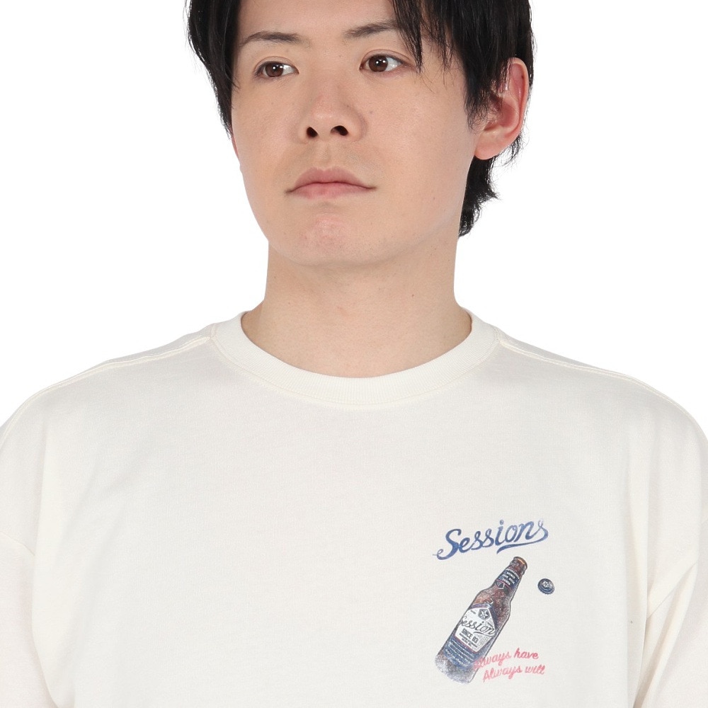 セッションズ（SESSIONS）（メンズ）クラフト ビール 半袖Tシャツ 257224 WHT