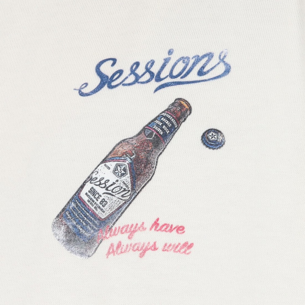 セッションズ（SESSIONS）（メンズ）クラフト ビール 半袖Tシャツ 257224 WHT