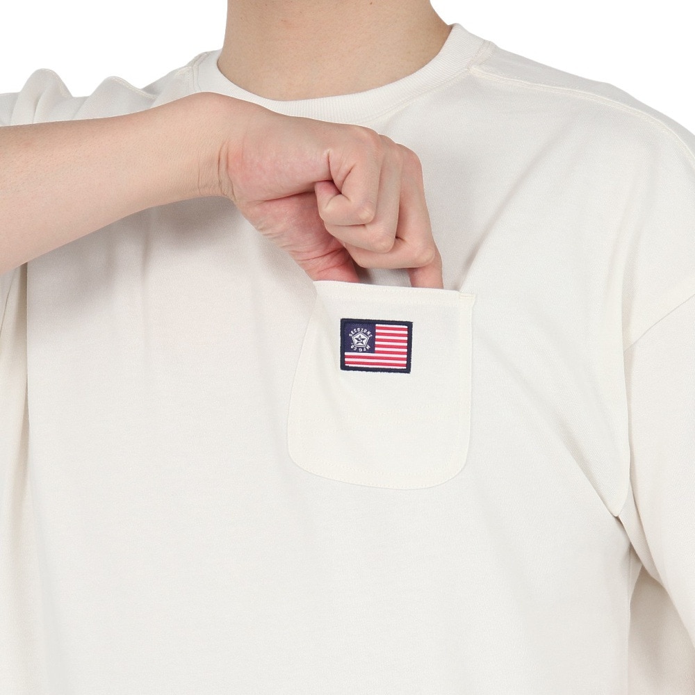 セッションズ（SESSIONS）（メンズ）ポケット 半袖Tシャツ 257225 WHT