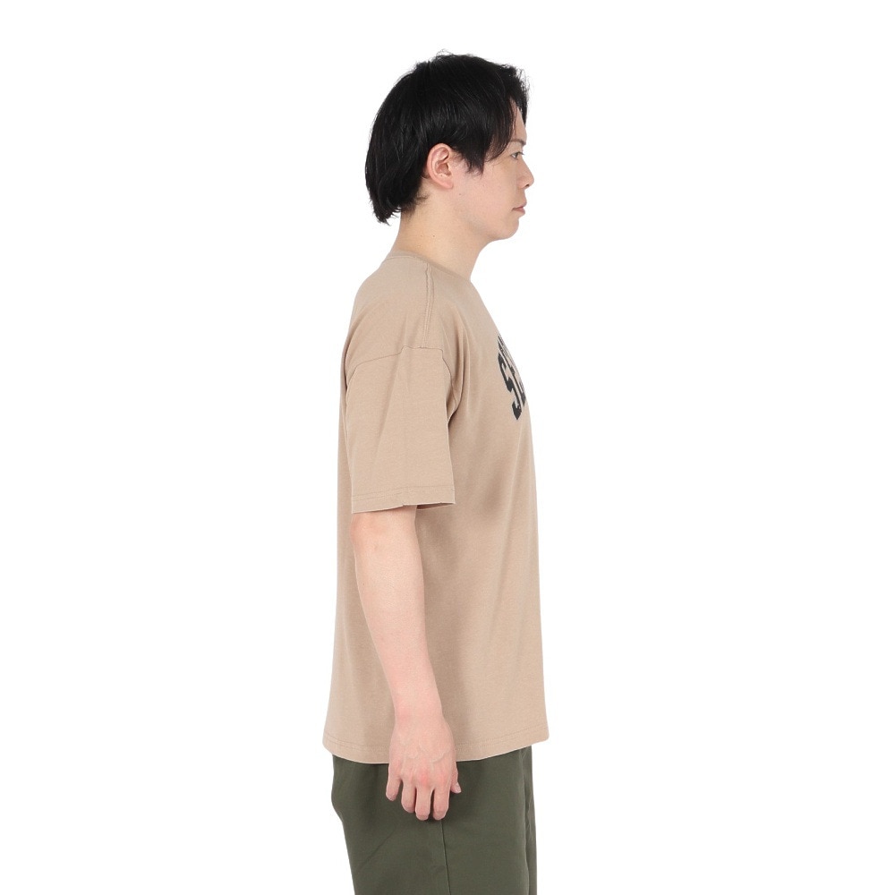 セッションズ（SESSIONS）（メンズ）クラック ロゴ 半袖Tシャツ 257226 BEG