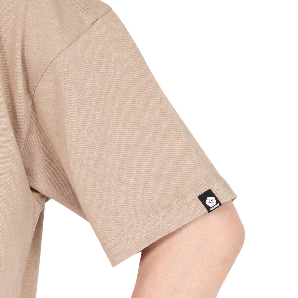 セッションズ（SESSIONS）（メンズ）クラック ロゴ 半袖Tシャツ 257226 BEG