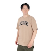(メンズ)クラック ロゴ 半袖Tシャツ 257226 BEG
