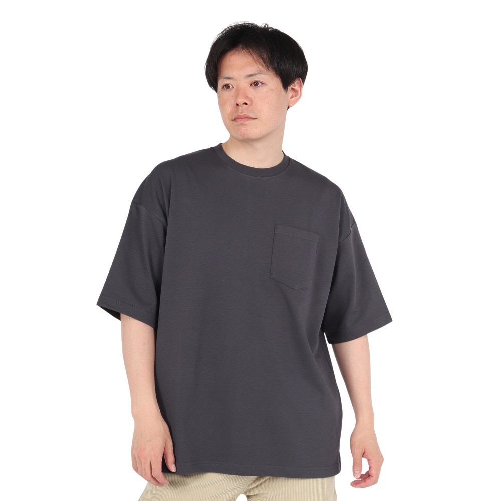 スライド（SLYDE）（メンズ）1/2スリーブ CHIC ワイド Tシャツ SL25SSM-APP301BLK