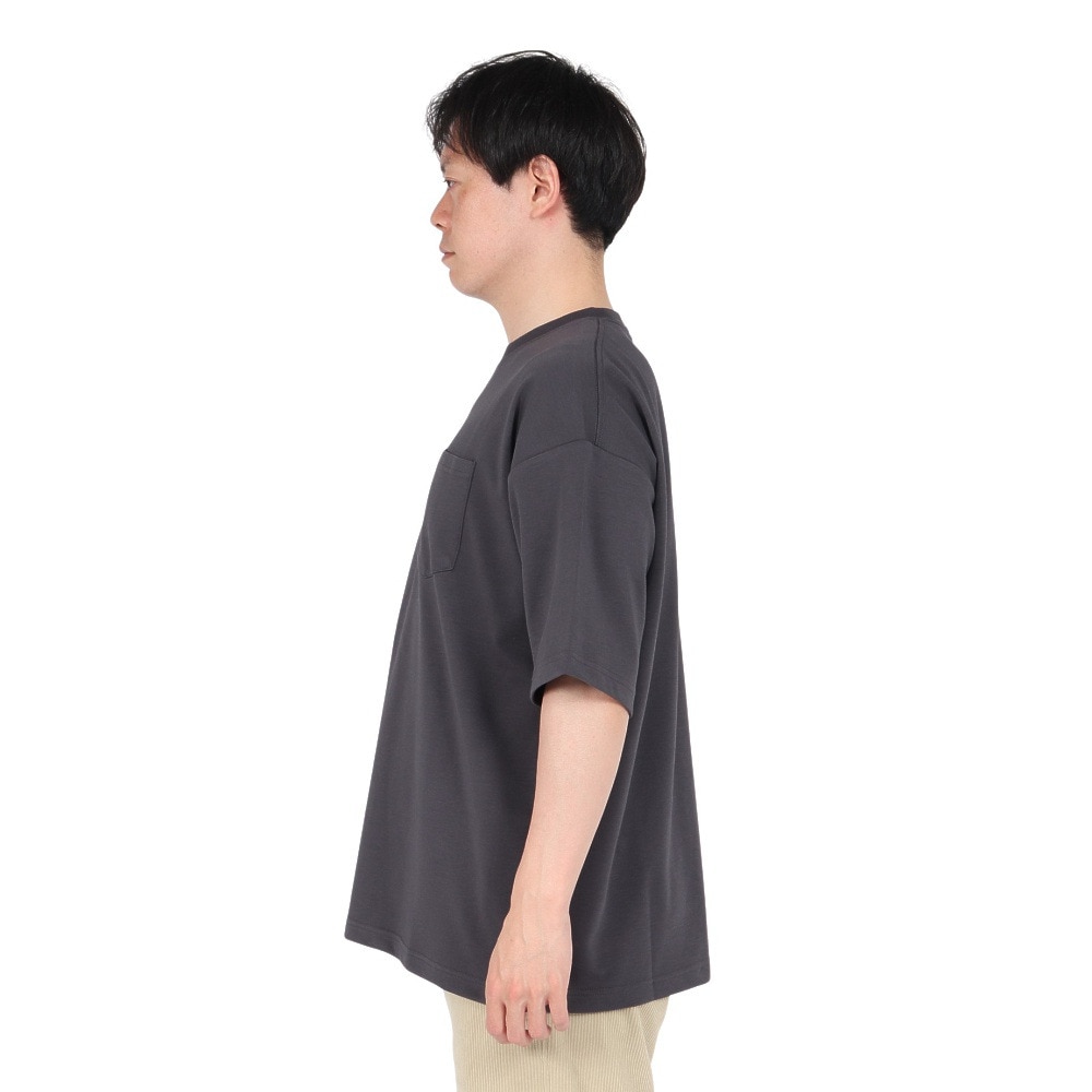 スライド（SLYDE）（メンズ）1/2スリーブ CHIC ワイド Tシャツ SL25SSM-APP301BLK
