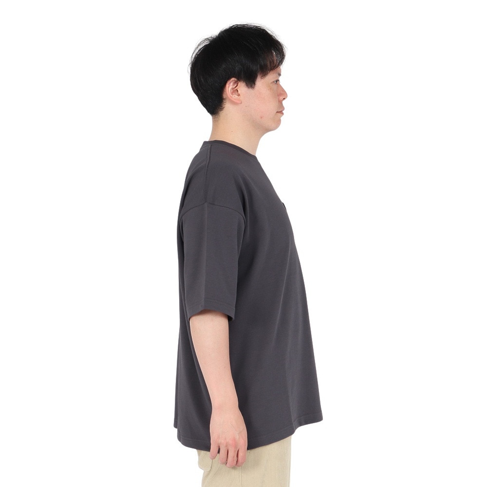 スライド（SLYDE）（メンズ）1/2スリーブ CHIC ワイド Tシャツ SL25SSM-APP301BLK