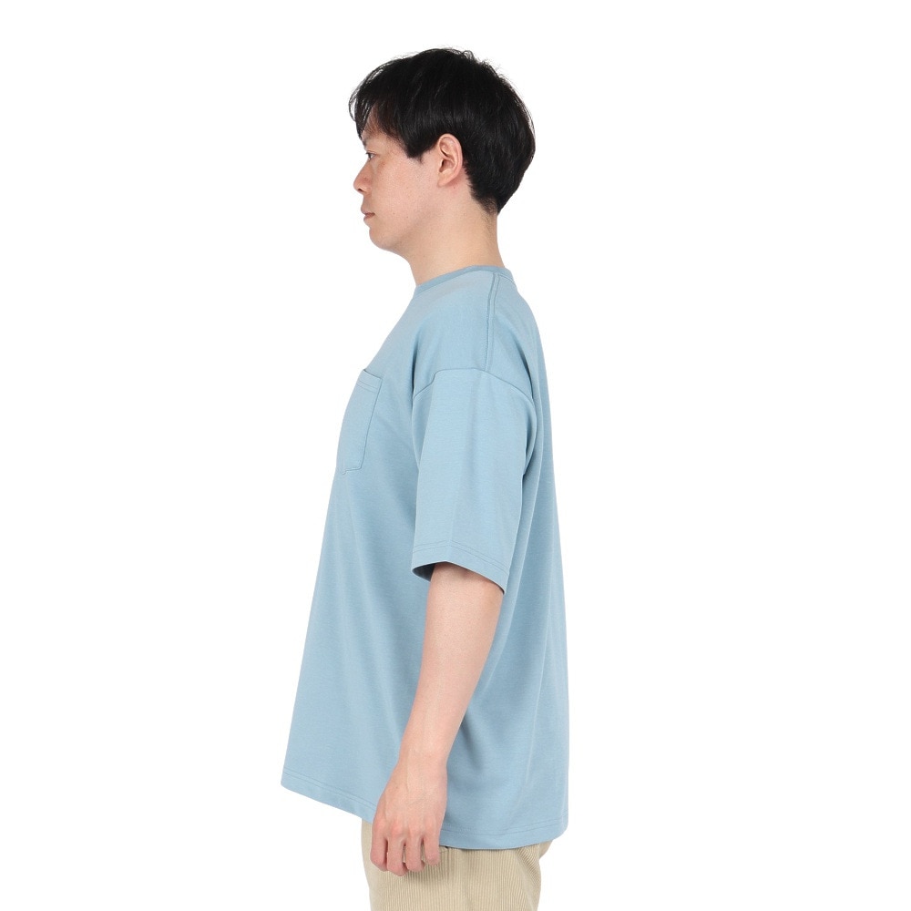 スライド（SLYDE）（メンズ）1/2スリーブ CHIC ワイド Tシャツ SL25SSM-APP301BLU