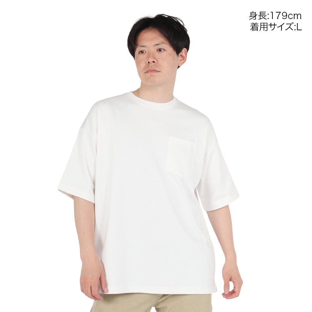 スライド（SLYDE）（メンズ）1/2スリーブ CHIC ワイド Tシャツ SL25SSM-APP301WHT