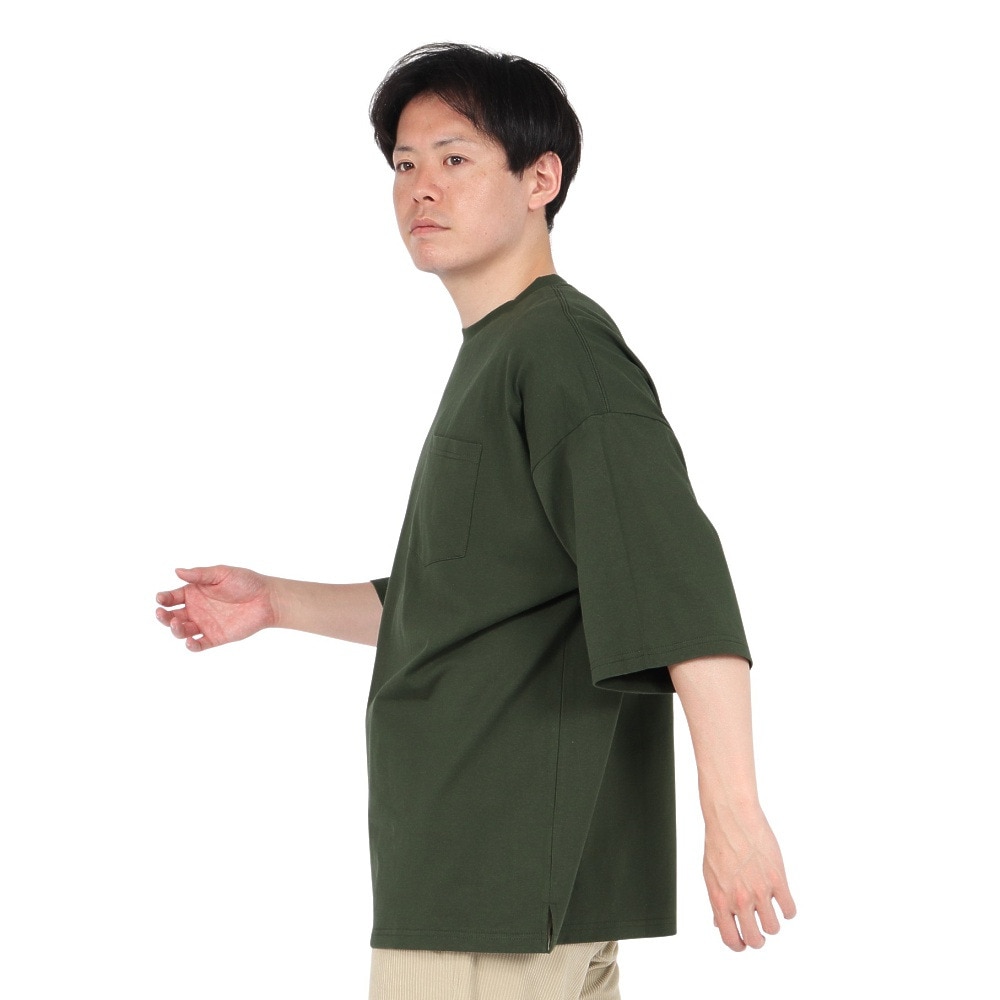 スライド（SLYDE）（メンズ）3/4スリーブ STRONG KING Tシャツ SL25SSM-APP302DGRN