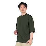 (メンズ)3/4スリーブ KING スウェット Tシャツ SL25SSM-APP303DGRN