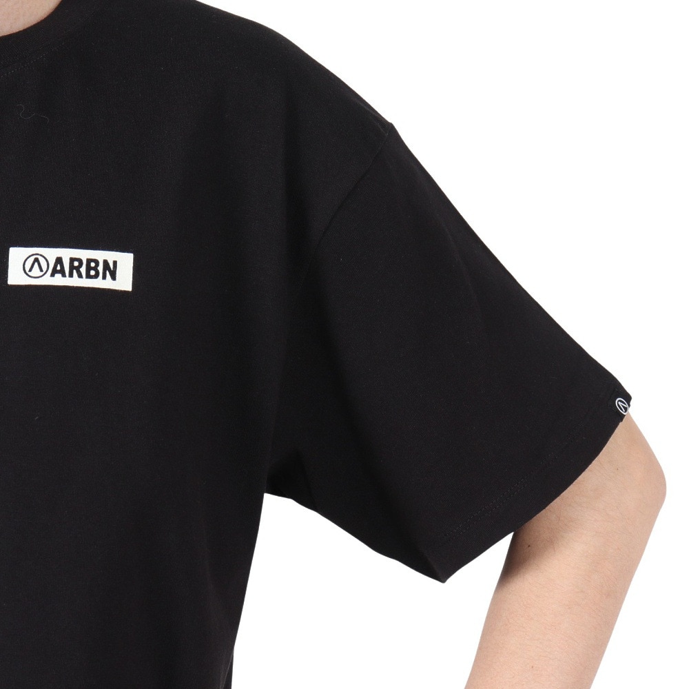 エアボーン（ARBN）（メンズ）バックロゴ 半袖Tシャツ 1 AB2025SSM-APP001WHT