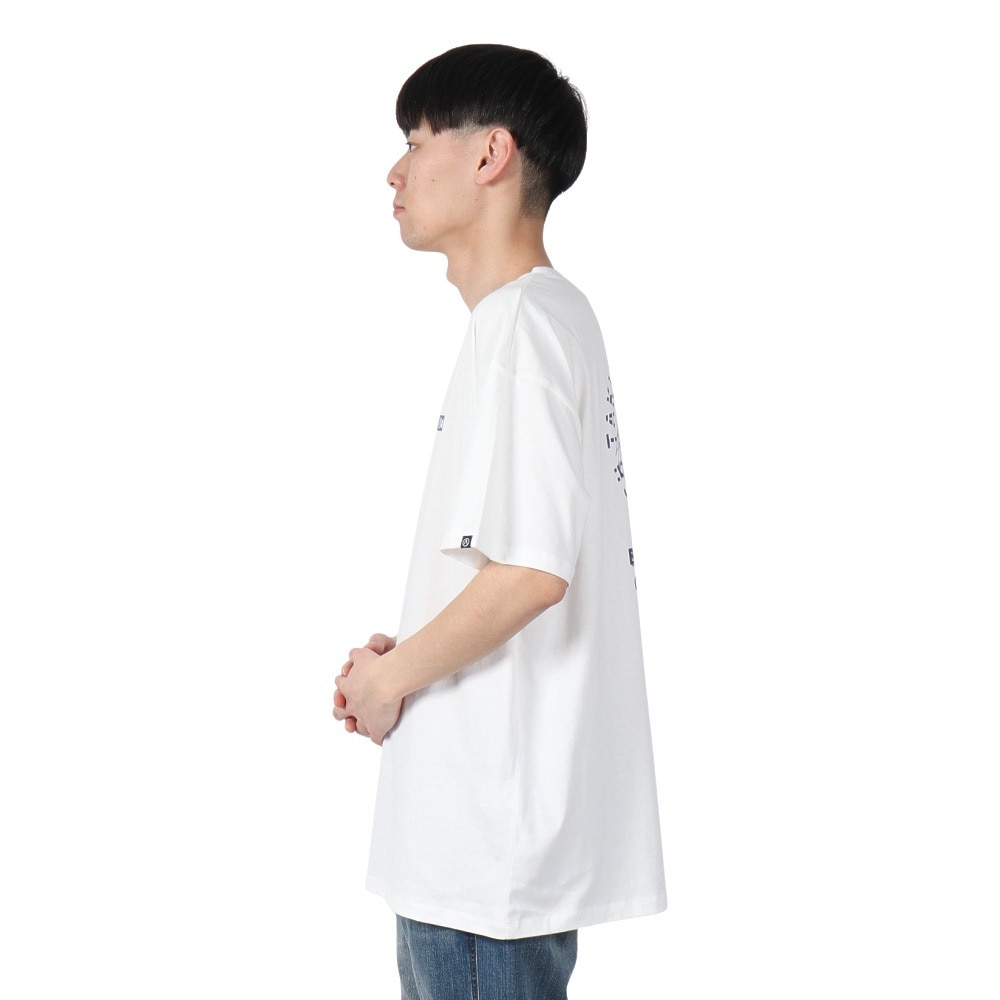 エアボーン（ARBN）（メンズ）バックロゴ 半袖Tシャツ 1 AB2025SSM-APP001WHT