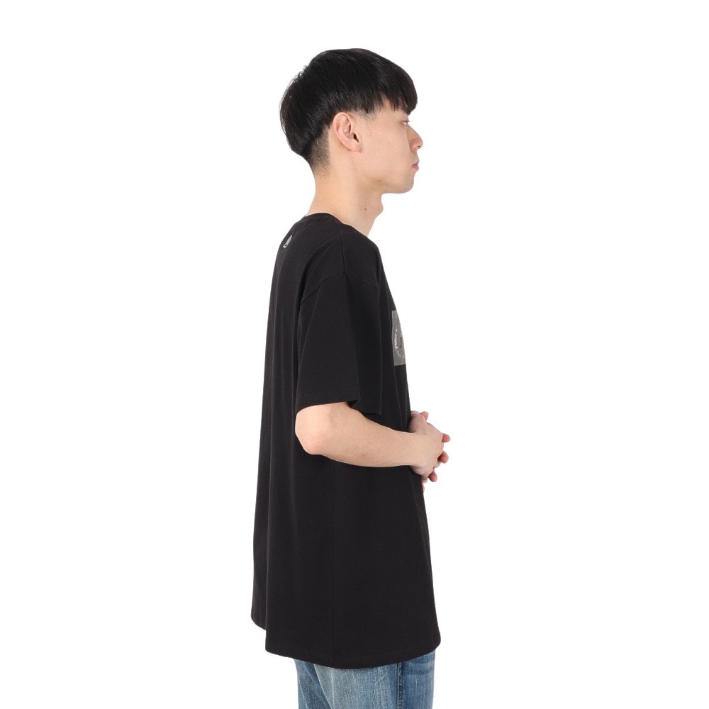 エアボーン（ARBN）（メンズ）FRONT ロゴ 半袖Tシャツ AB2025SSM-APP002BLK