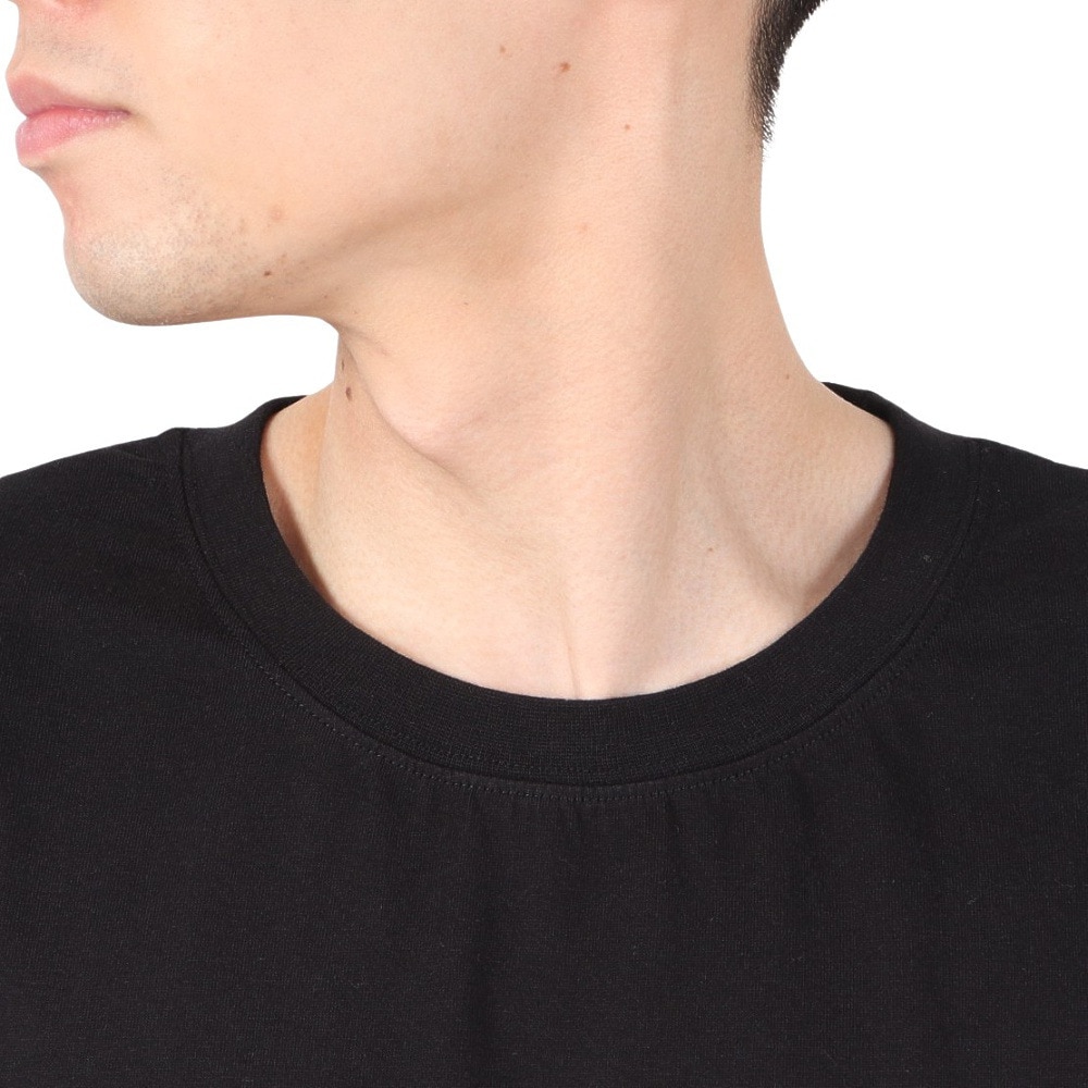 エアボーン（ARBN）（メンズ）FRONT ロゴ 半袖Tシャツ AB2025SSM-APP002BLK