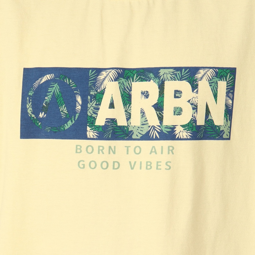 エアボーン（ARBN）（メンズ）FRONT ロゴ 半袖Tシャツ AB2025SSM-APP002CRM