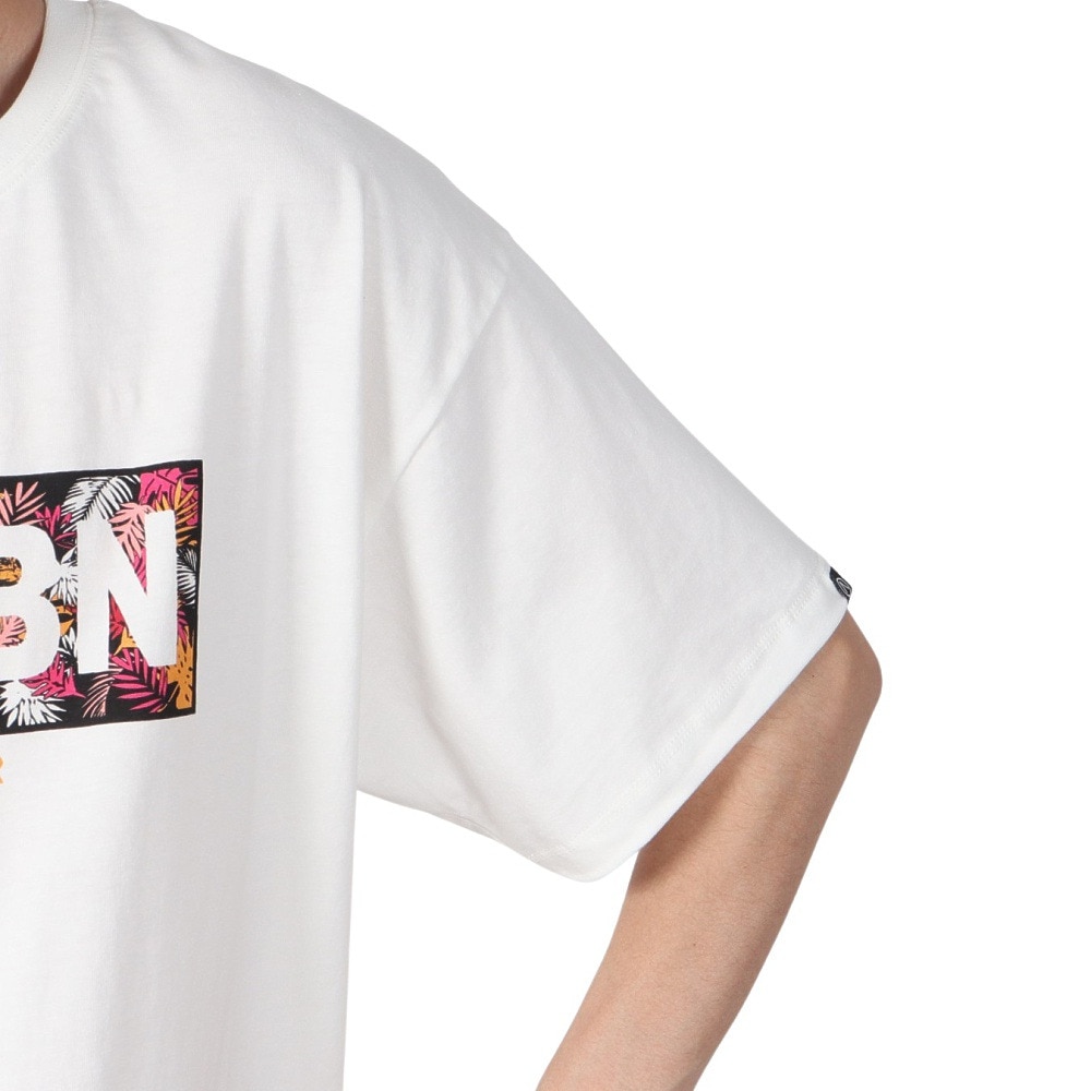 エアボーン（ARBN）（メンズ）FRONT ロゴ 半袖Tシャツ AB2025SSM-APP002WHT