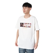 (メンズ)FRONT ロゴ 半袖Tシャツ AB2025SSM-APP002WHT