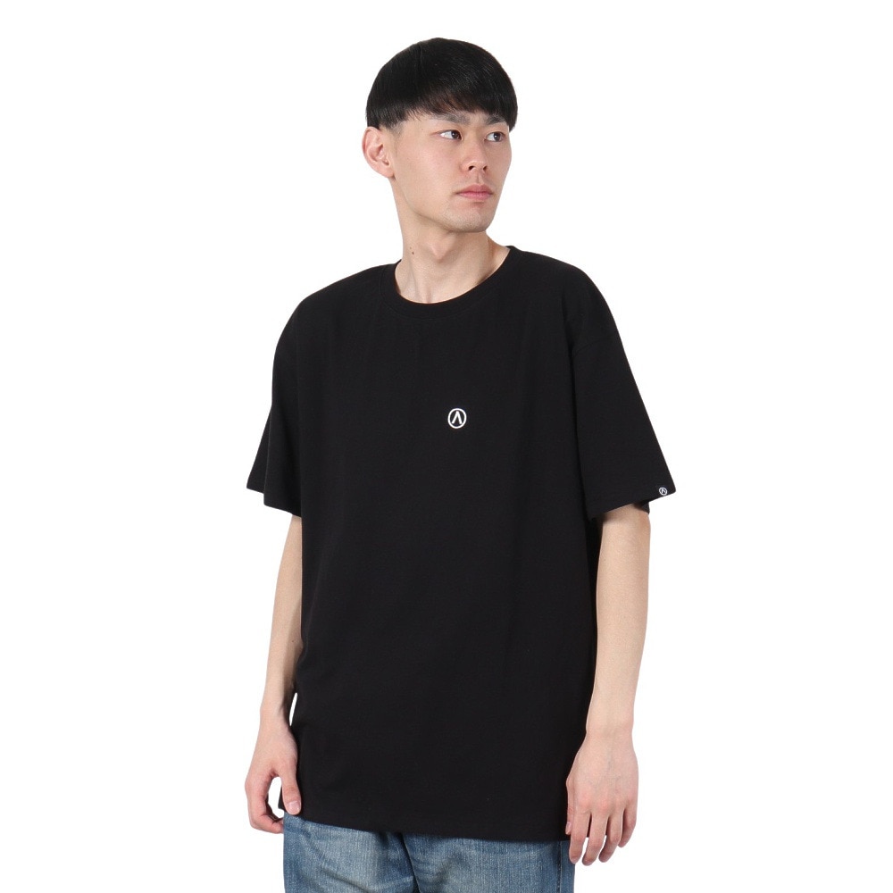 エアボーン（ARBN）（メンズ）バックロゴ 半袖Tシャツ 2 AB2025SSM-APP003BLK