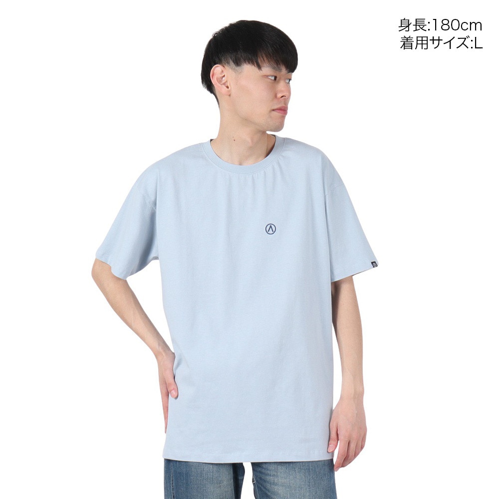 エアボーン（ARBN）（メンズ）バックロゴ 半袖Tシャツ 2 AB2025SSM-APP003SAX